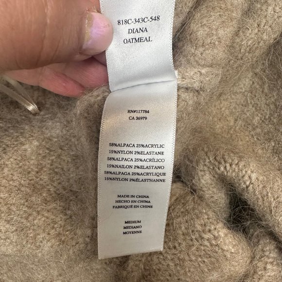 Rails Diana Alpaca Blend Sweater Skirt in Oatmeal - Medium - Picture 12 of 13